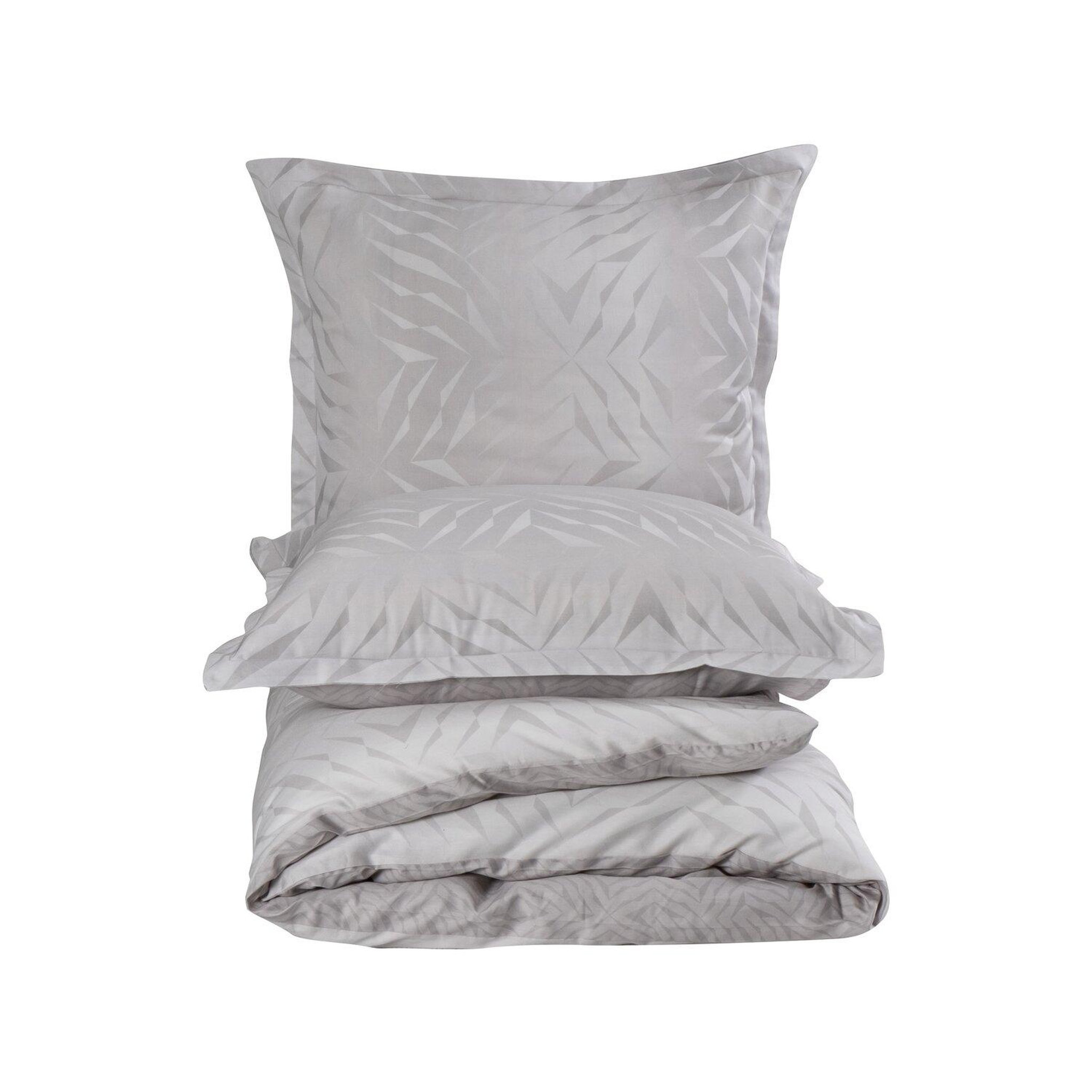 Voir la diapositive 3 : Home collection Parure housse de couette 3 pcs 240x220 cm 100% satin de coton 82 fils imprimé. Duff