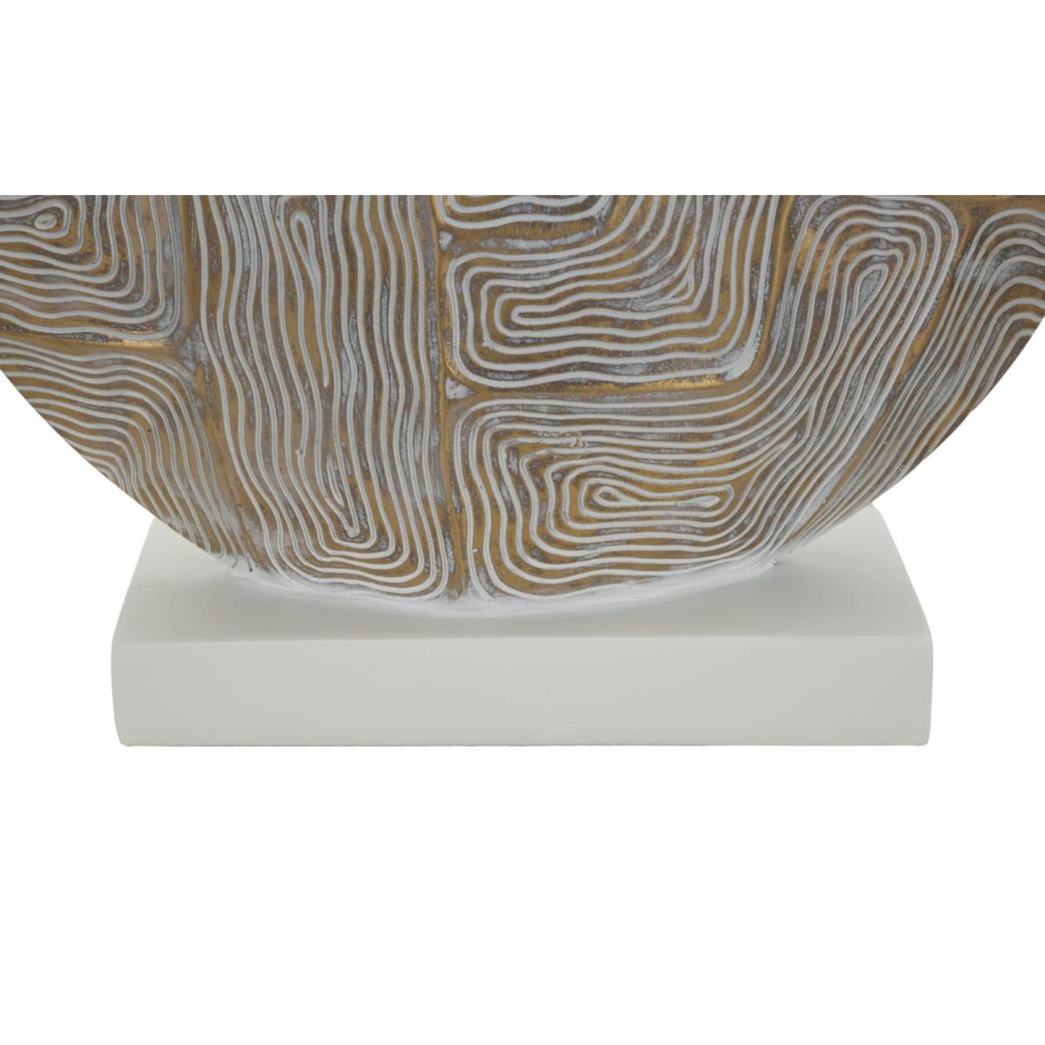 Voir la diapositive 5 : Paris Prix Lampe à poser en résine  elips  68cm or