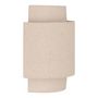 Voir la diapositive 1 : ATMOSPHERA Applique Murale en Lin  Nahel  27cm Beige