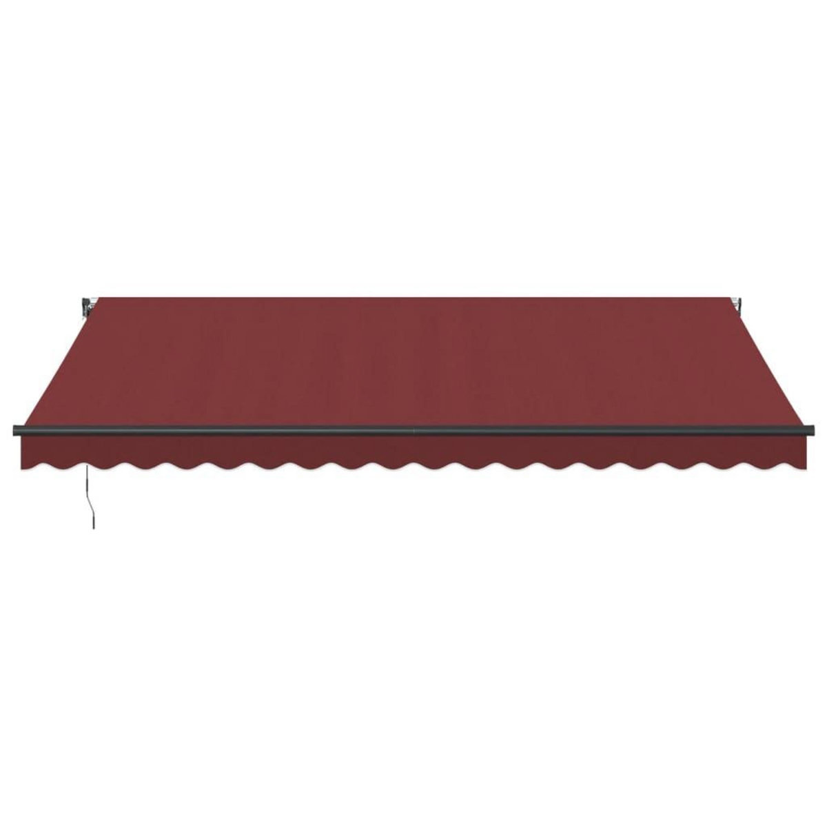 VIDAXL Auvent retractable automatique bordeaux 450x300 cm