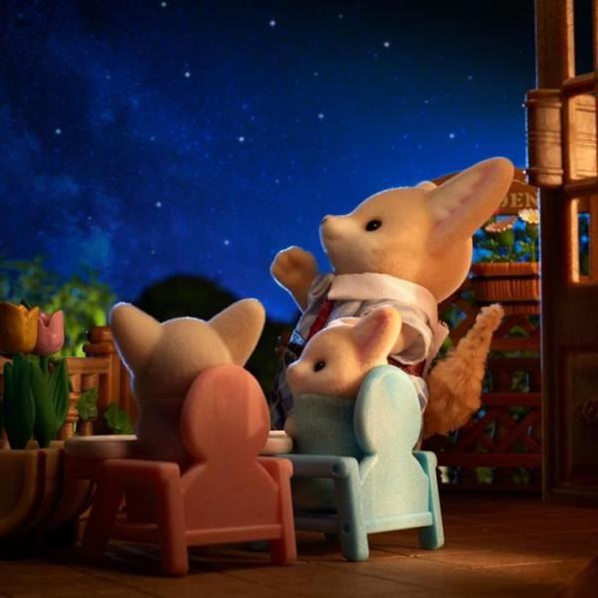 Voir la diapositive 4 : Sylvanian Families Poupée - SYLVANIAN FAMILIES - Famille Fennec - Multicolore - Articulée et habillée avec soin