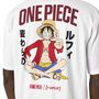 Voir la diapositive 4 : CAPSLAB T-shirt en coton homme relax fit avec print  One Piece Luffy