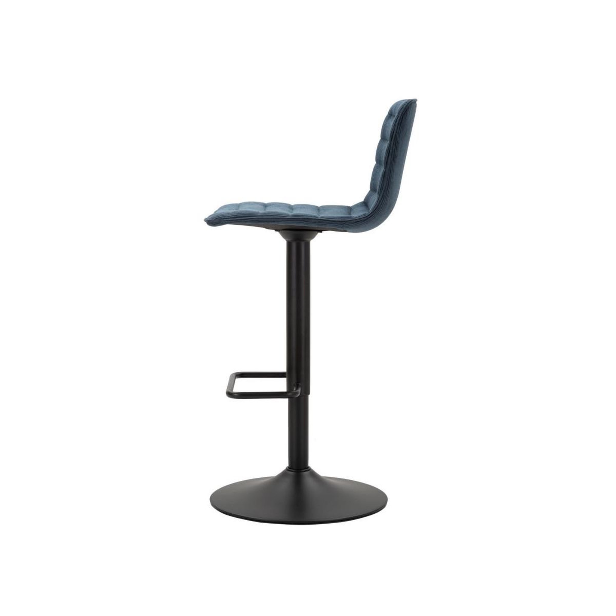 Voir la diapositive 4 : Paris Prix Lot de 2 chaises de bar réglables  destiny  85-107cm noir & bleu