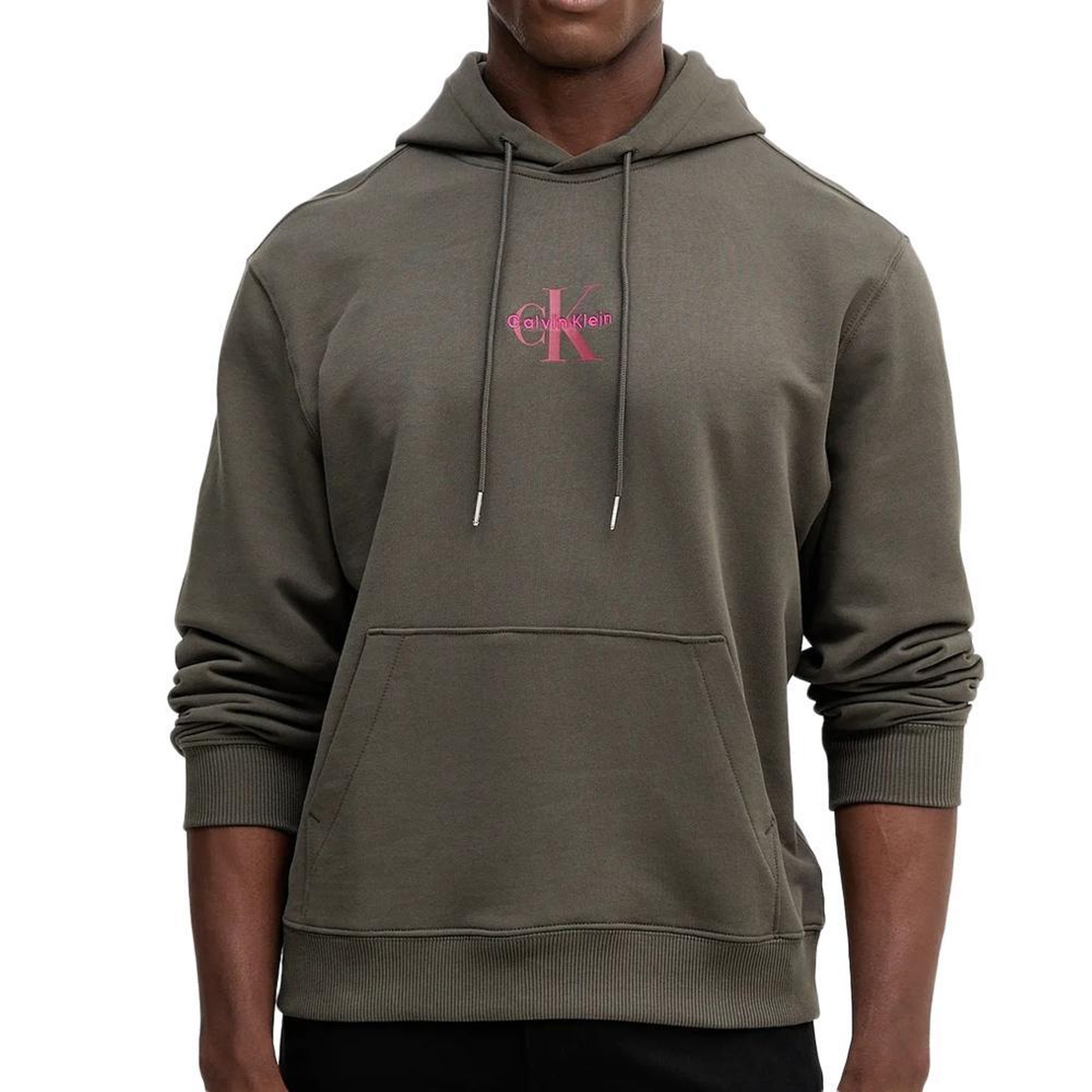 CALVIN KLEIN JEANS Sweat à Capuche Gris Homme Calvin Klein Jeans 350terry Micro. Coloris disponibles : Gris