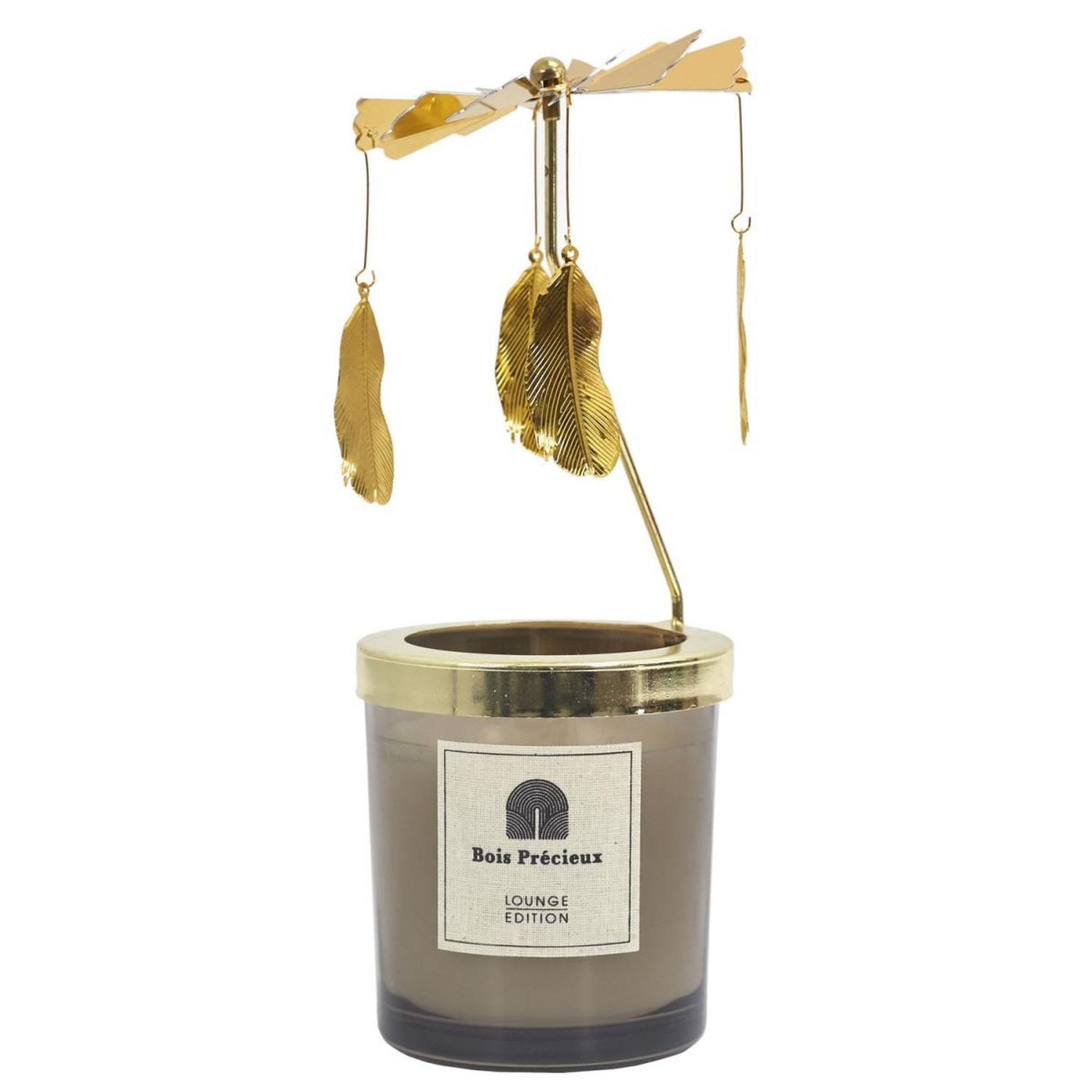 The Home Deco Factory Bougie Parfumée  Carrousel  8cm Bois & Gingembre