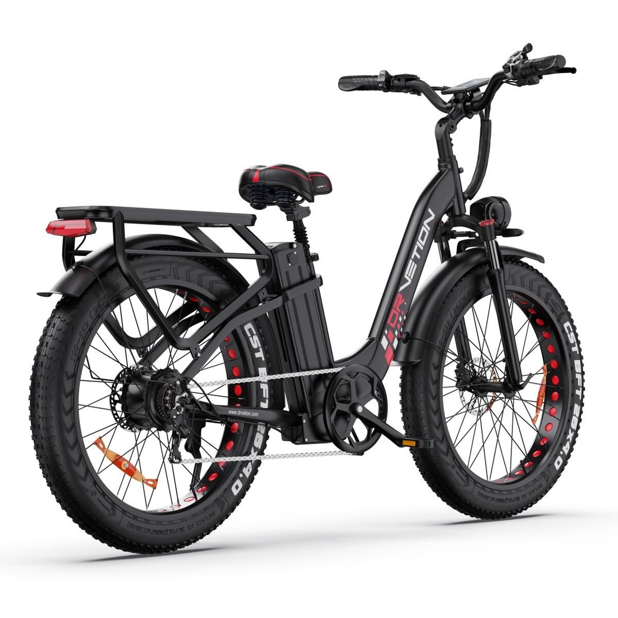 Voir la diapositive 5 : DRVETION Vélo électrique drvetion ctr26, batterie samsung, noir