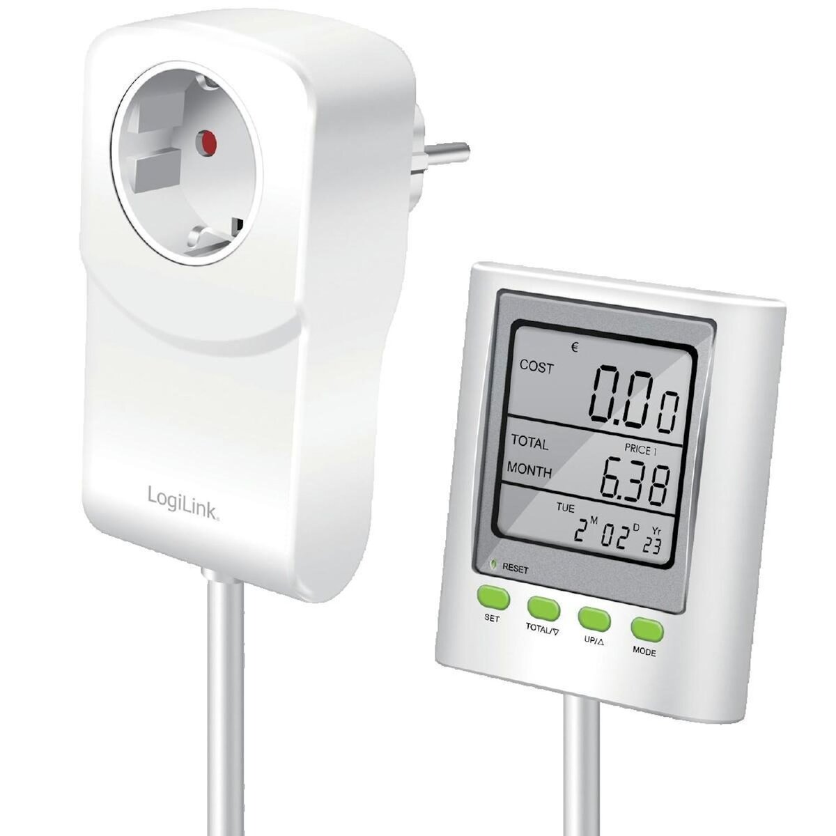 LOGILINK Compteur de coût énergétique LogiLink EM0006 avec calcul CO2