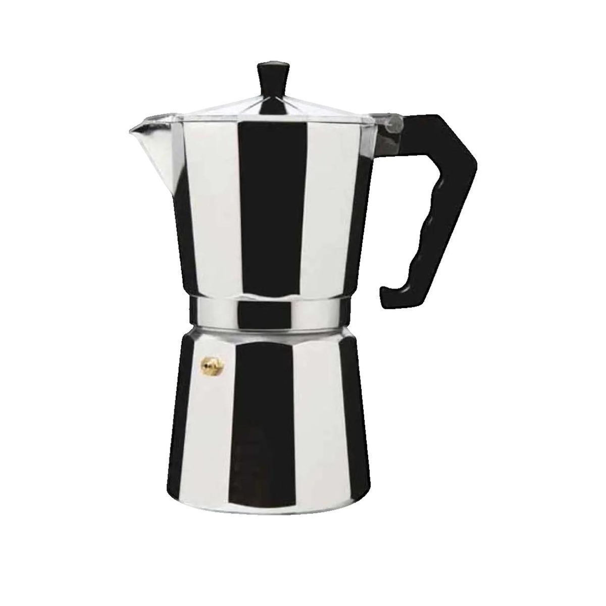 HAGER Cafetière Italienne Haeger CP-09A.008A avec soupape de sécurité 12cm
