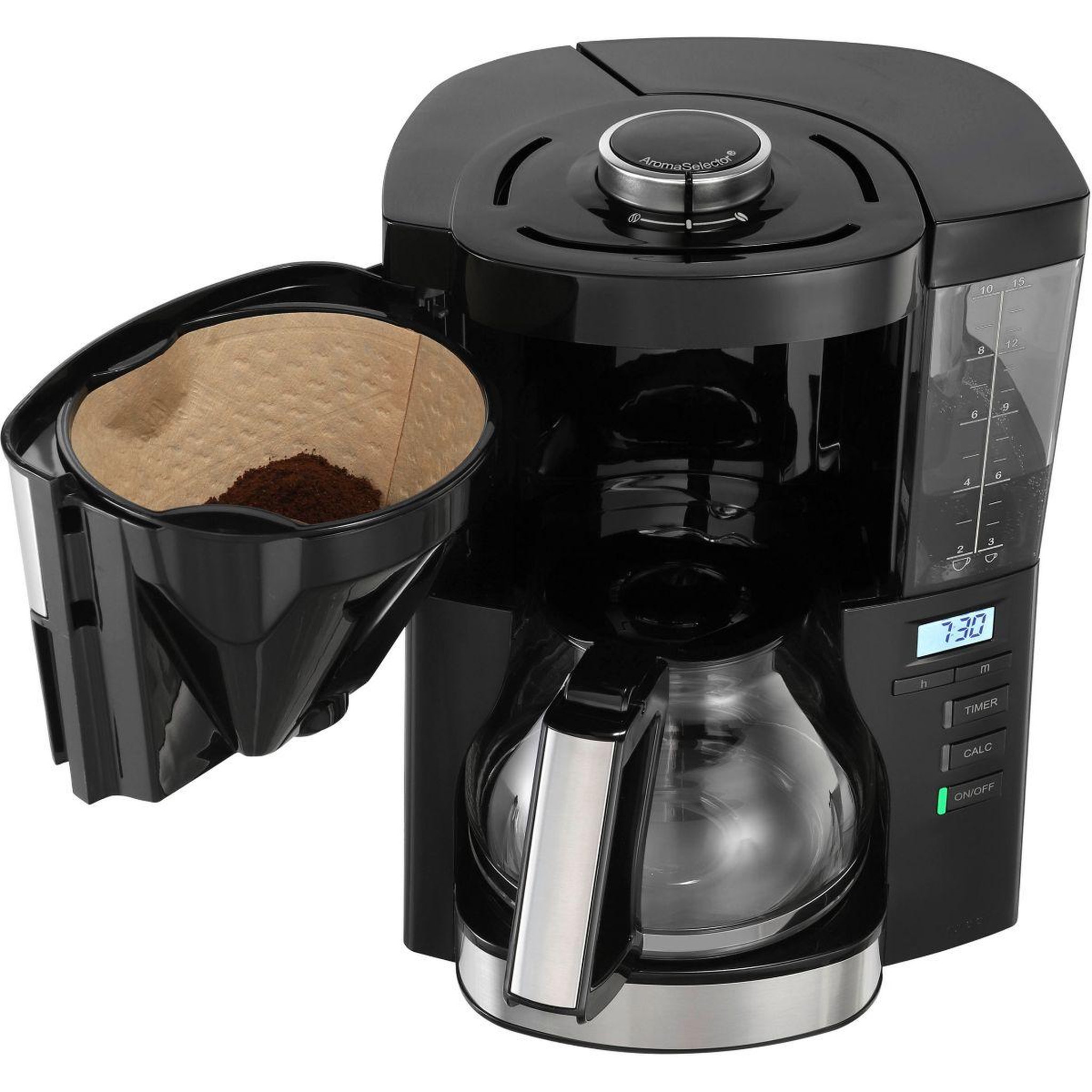 Voir la diapositive 5 : Melitta Cafetière filtre Look V Timer noir 1025-08