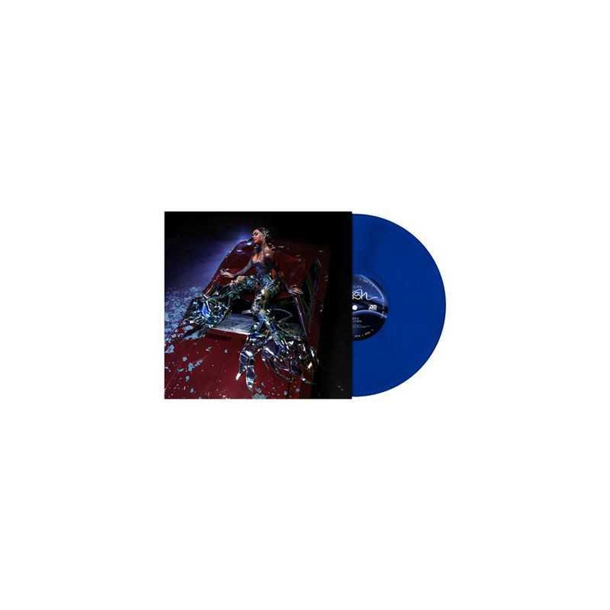Vinyle lp édition limitée kehlani crash vinyle bleu deux tons noir/bleu, 12 titres