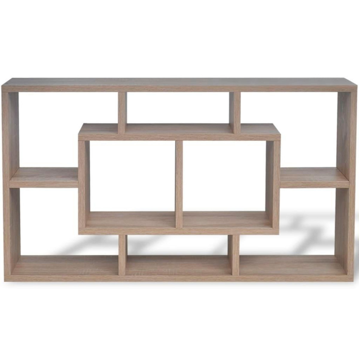 VIDAXL Etagere murale 8 compartiments Couleur de chene
