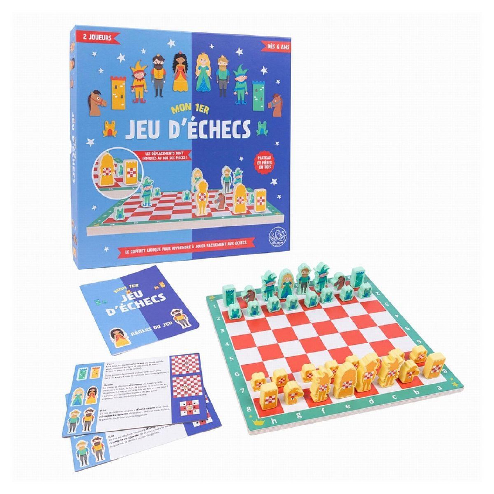 Professor Puzzle Mon 1er jeu d'echecs en bois