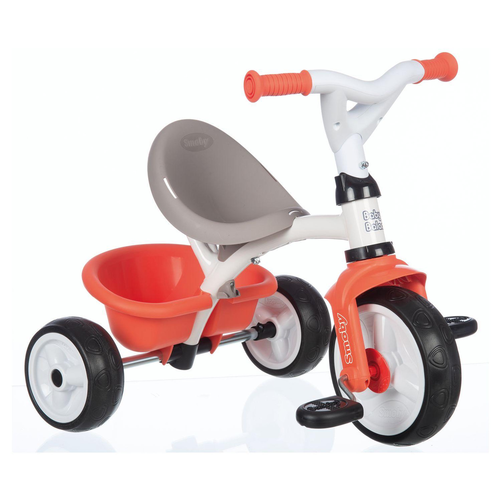 Voir la diapositive 2 : SMOBY Tricycle rouge 3 en 1 Baby Balade