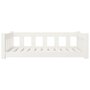 Voir la diapositive 4 : VIDAXL Lit pour chien blanc 95,5x65,5x28 cm bois de pin solide