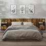 Voir la diapositive 1 : VIDAXL Tables de chevet murales 2 pcs Chene fume