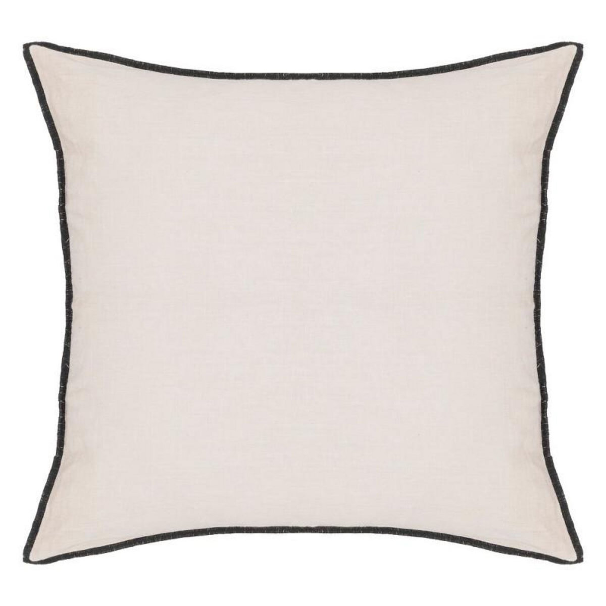 ATMOSPHERA Coussin Coton et Lin déhoussable  Linah  45 x 45 cm  Atmosphera
