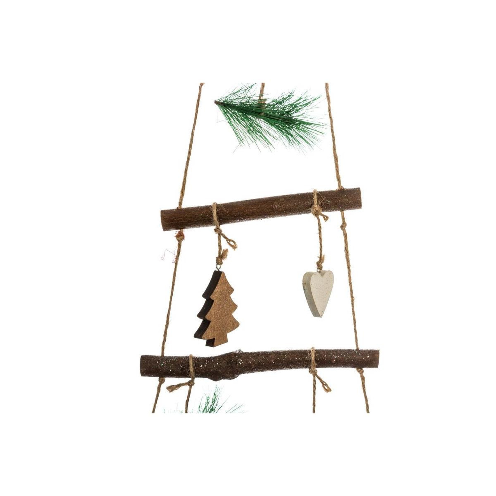 Voir la diapositive 2 : FEERIC LIGHT & CHRISTMAS Sapin mural déco  hors piste  75cm naturel