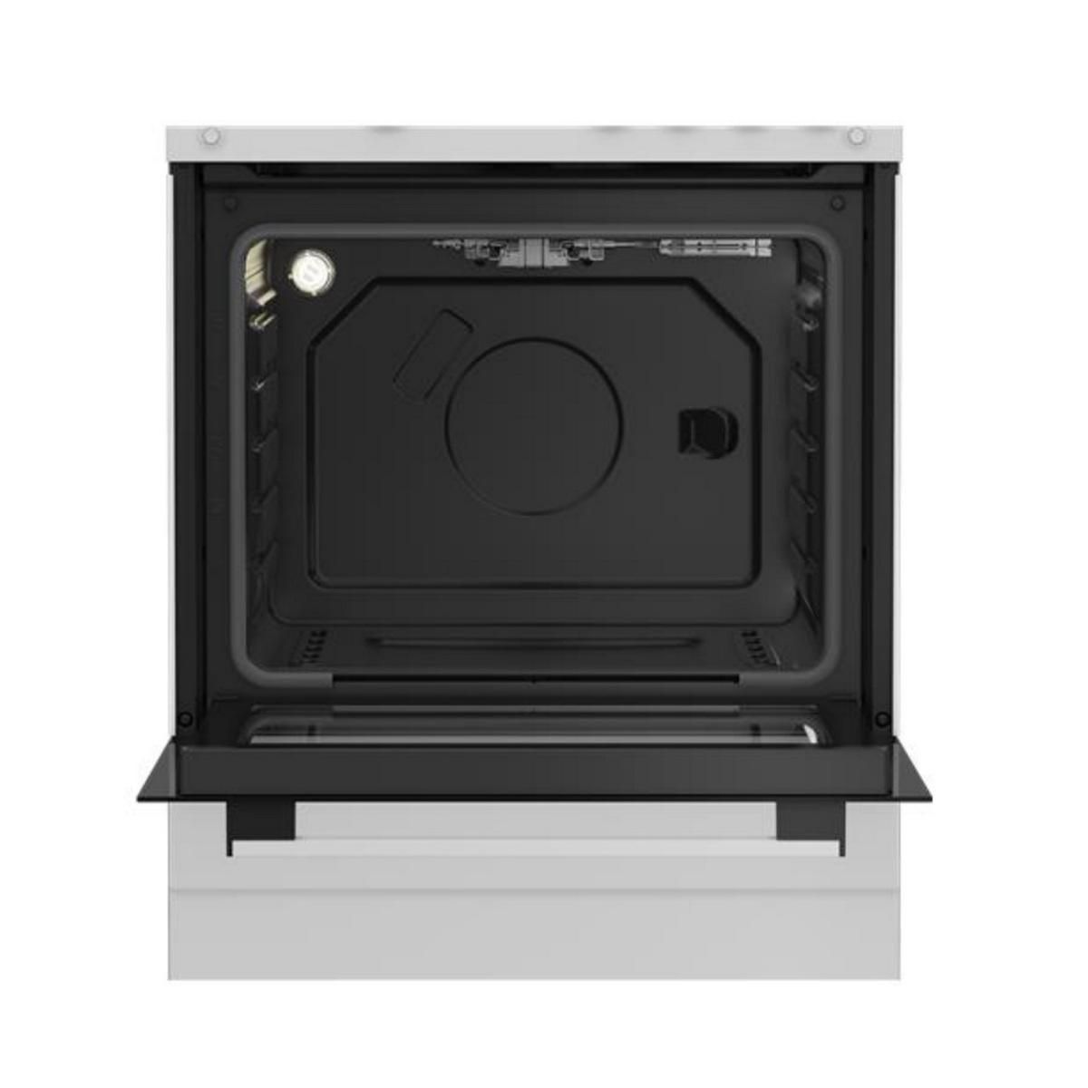 Indesit Cuisinière gaz 60cm 4 feux blanc - I6GGKMWF