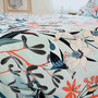 Voir la diapositive 2 : Home collection Parure housse de couette 100% satin de coton bio 78fils paya