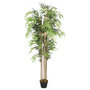Voir la diapositive 1 : VIDAXL Bambou artificiel 1095 feuilles 150 cm vert