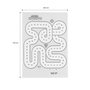 Voir la diapositive 5 : SWEEEK Tapis enfant circuit de voiture gris clair poils ras 120 x 170cm