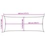 Voir la diapositive 6 : VIDAXL Voile d'ombrage 160 g/m^2 Creme 2x4,5 m PEHD