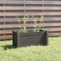 Voir la diapositive 1 : VIDAXL Jardiniere Gris 60x31x31 cm Bois de pin massif