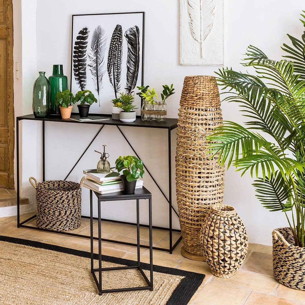ATMOSPHERA Lampadaire Déco  Sans Pied  118cm Naturel