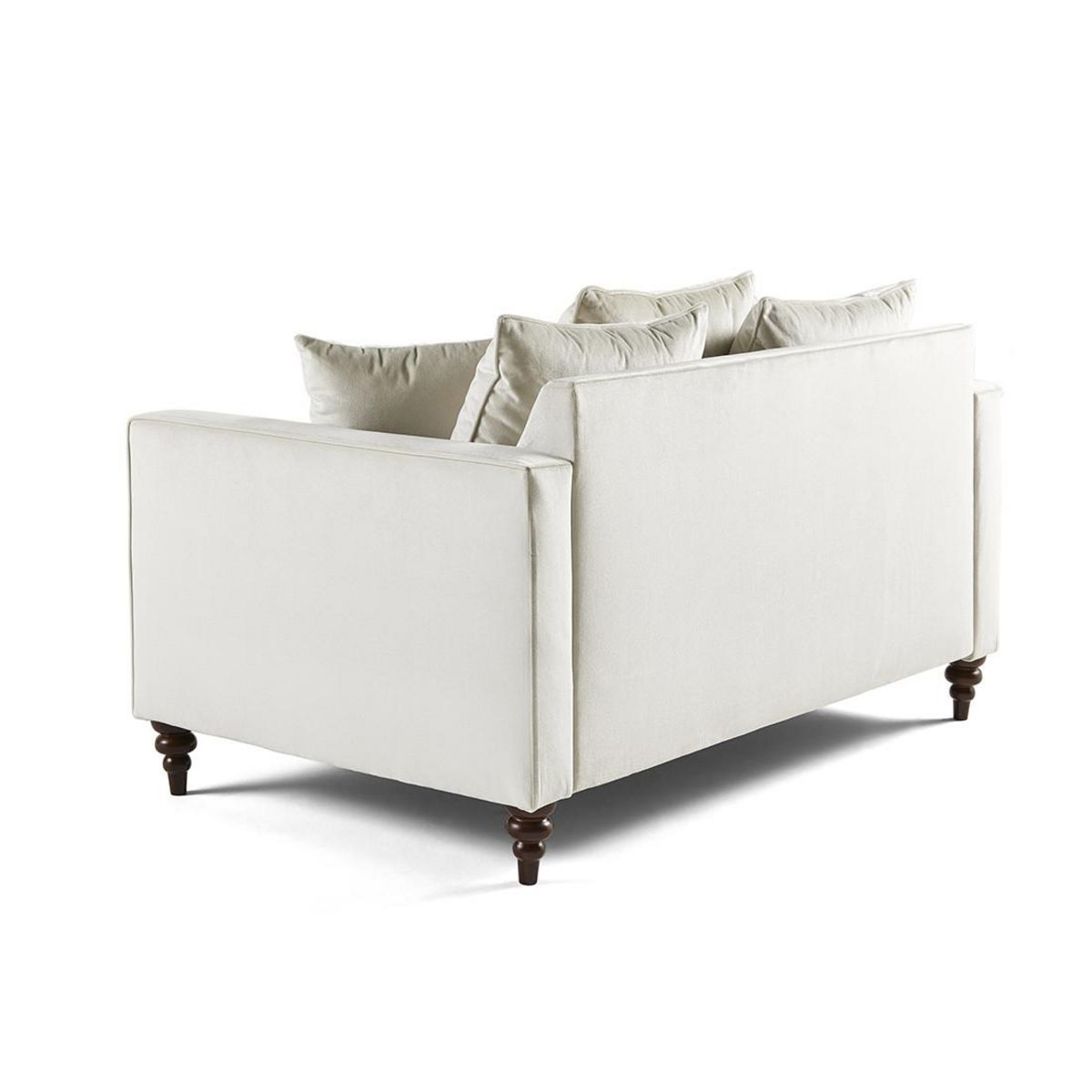 BEST MOBILIER Flamingo - canapé droit 2 places en velours