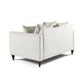 Voir la diapositive 4 : BEST MOBILIER Flamingo - canapé droit 2 places en velours