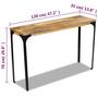 Voir la diapositive 6 : VIDAXL Table console Bois de manguier 120 x 35 x 76 cm