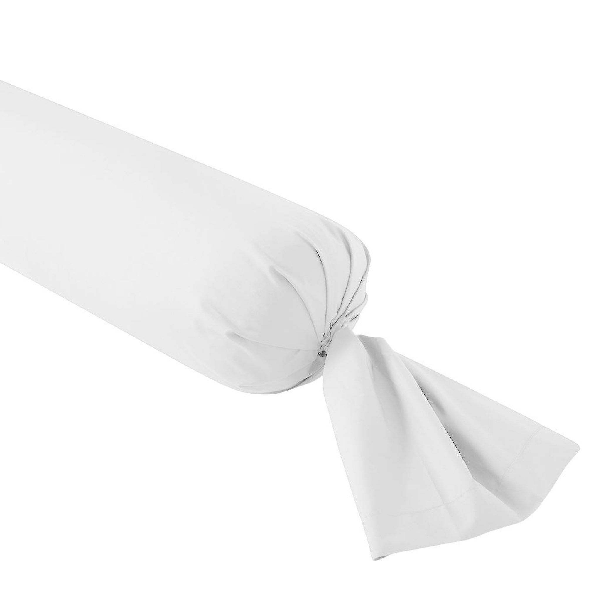 Voir la diapositive 1 : DODO Taie de traversin Influence Percale Blanc