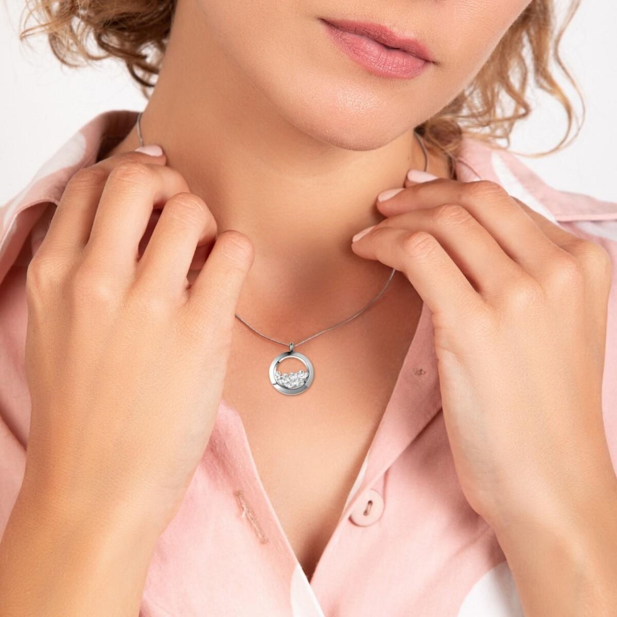 SC CRYSTAL Collier rond par SC Crystal®