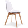 Voir la diapositive 3 : Paris Prix Lot de 2 Chaises Scandinave  Flaubert  84cm Blanc