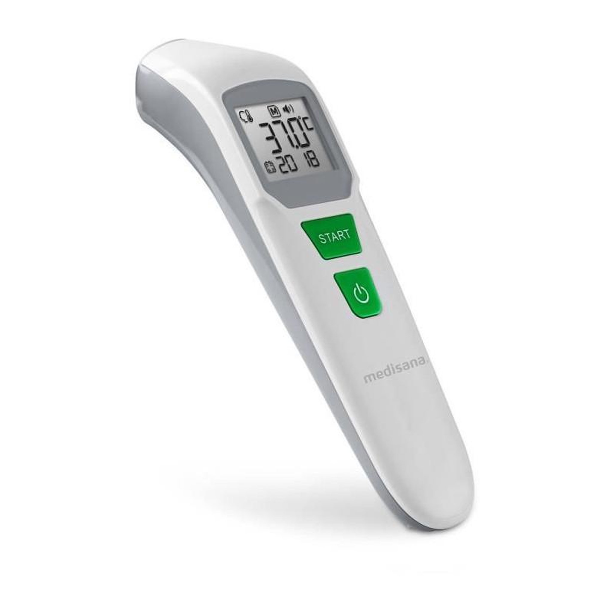 Medisana Thermometre - MEDISANA - TM 760 - Sans contact - Mesure précise viseur LED - Signal sonore - Mémoires - Dispositif medical cer