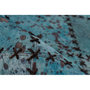 Voir la diapositive 3 : Paris Prix Tapis Patchwork en Cuir Fait Main  Voila  Turquoise