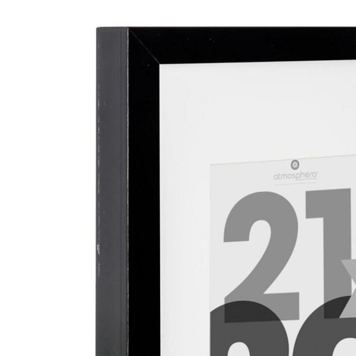 ATMOSPHERA Cadre Photo Déco  Eva  21x30cm Noir