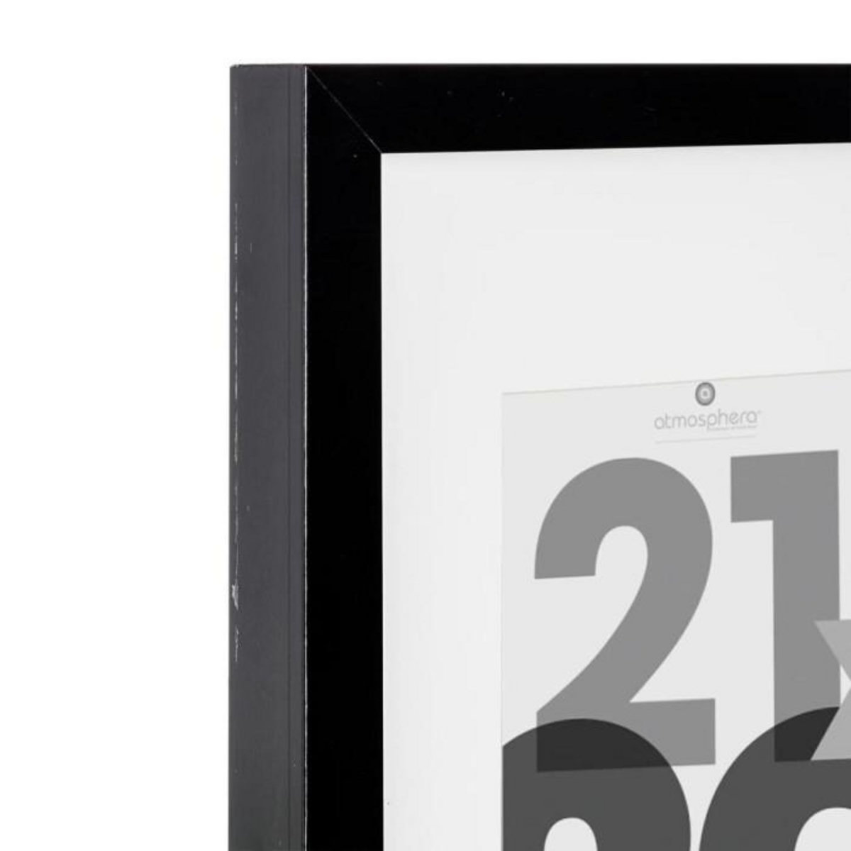 ATMOSPHERA Cadre Photo Déco  Eva  21x30cm Noir