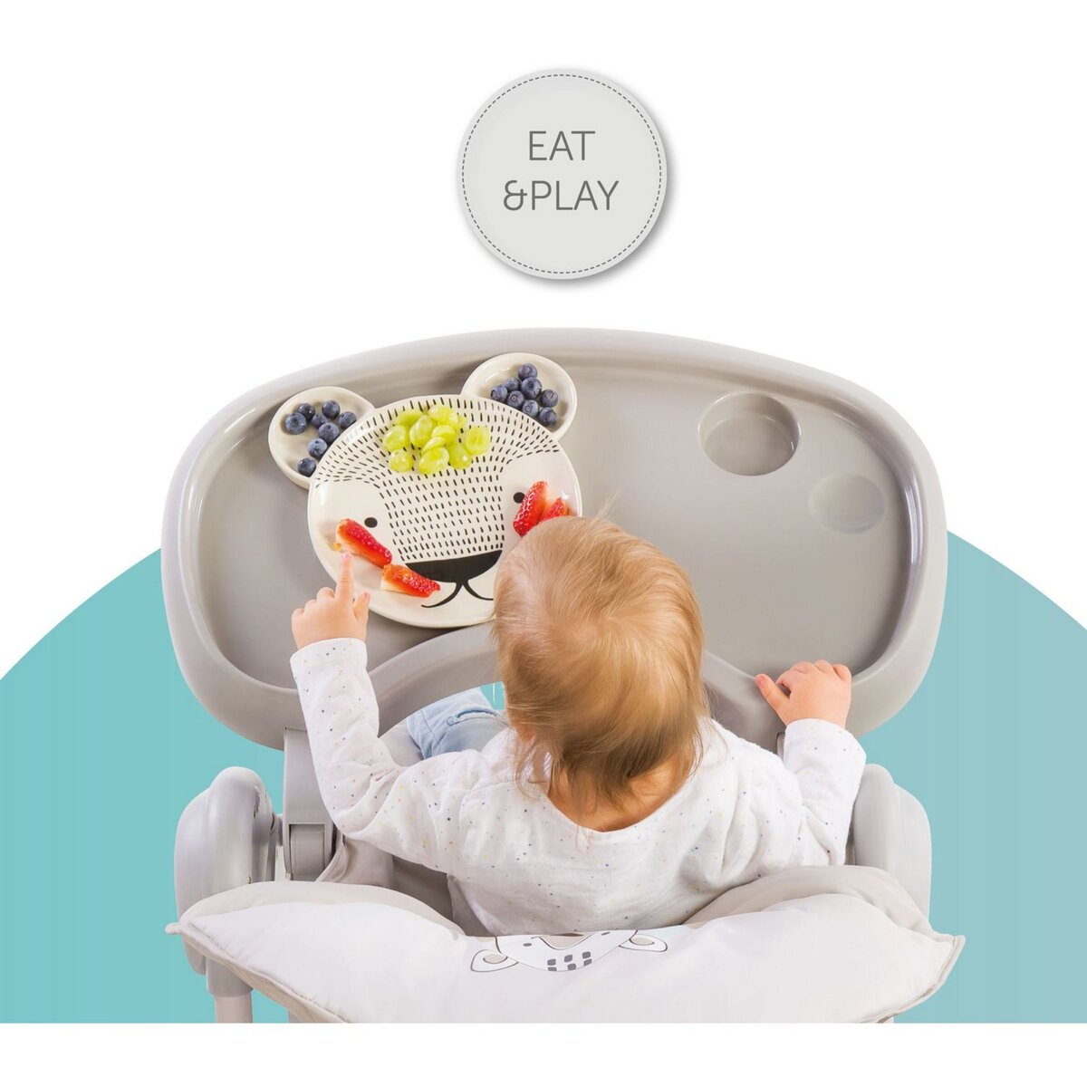 HAUCK Chaise Haute évolutive 2 en 1 - Sit'N Relax