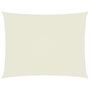 Voir la diapositive 2 : VIDAXL Voile de parasol tissu oxford rectangulaire 2,5x4 m creme