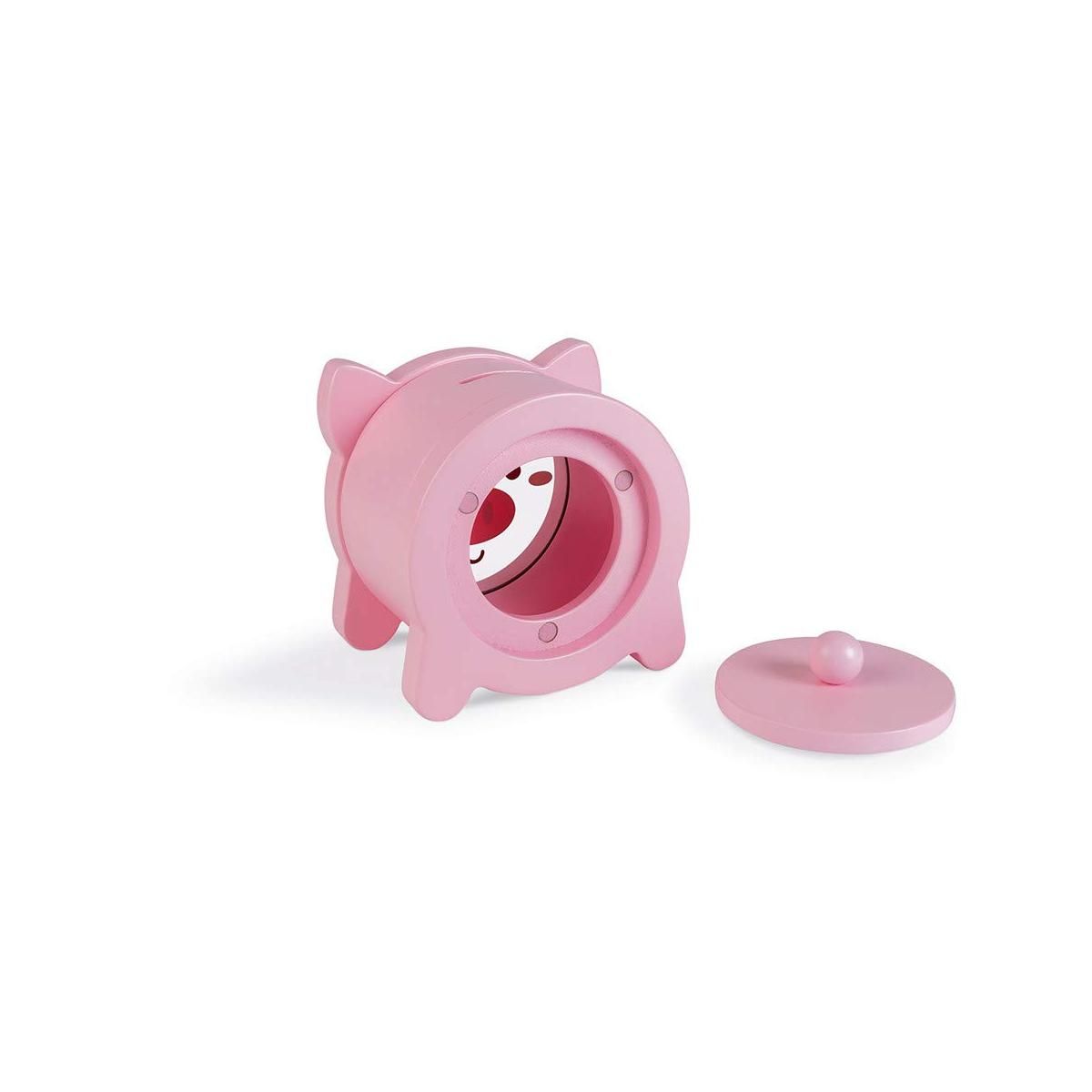 Juratoys-Janod Tirelire Enfant en Bois Cochon