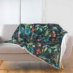 Paris Prix Plaid Velours Imprimé  Féerie  125x150cm Vert