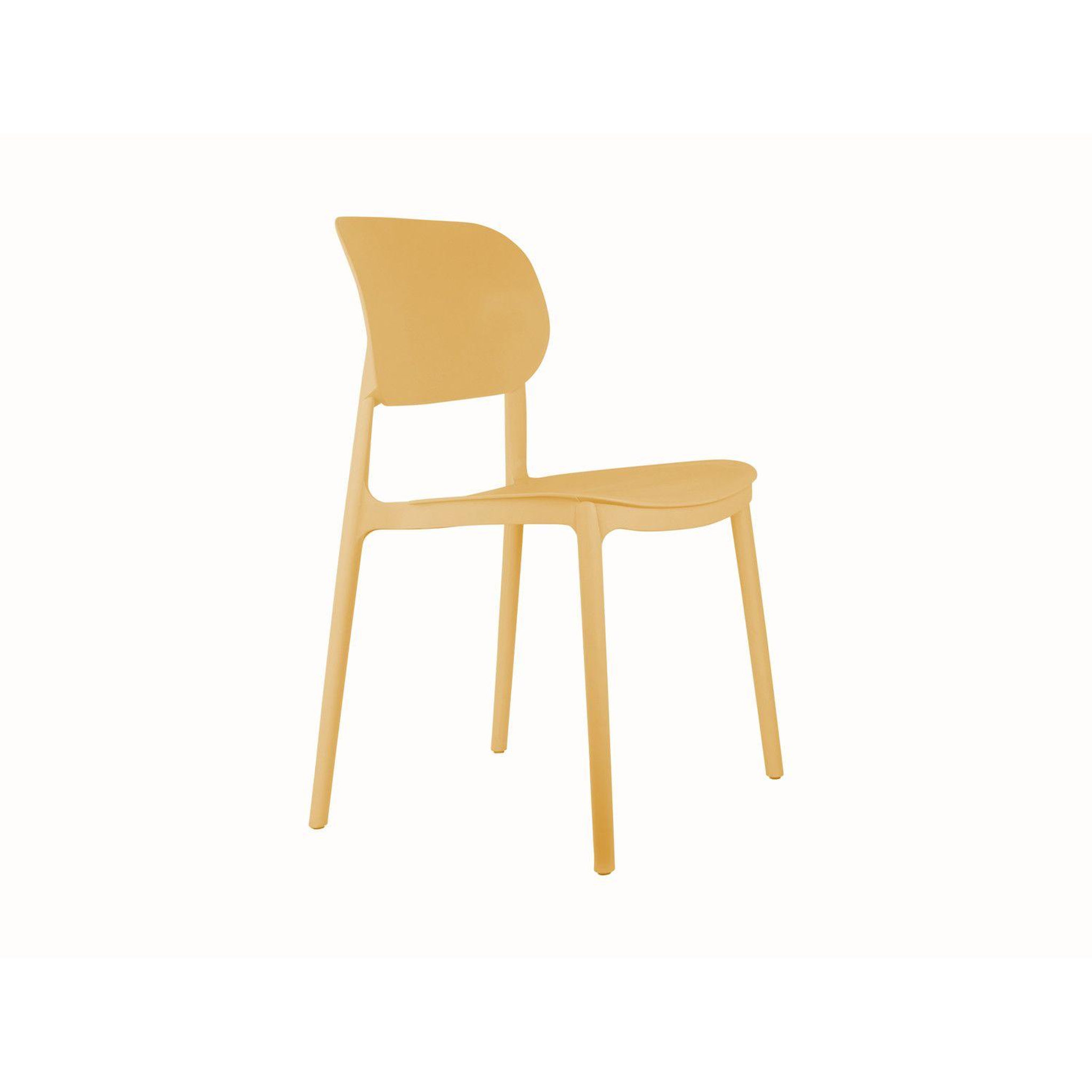 Leitmotiv Chaise intérieur et extérieur cheer. Coloris disponibles : Blanc, Beige