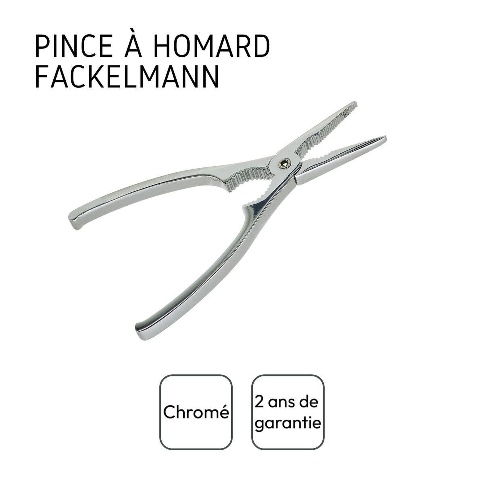 Voir la diapositive 4 : Fackelmann Pince à crustacés et à homard 17 cm fackelmann