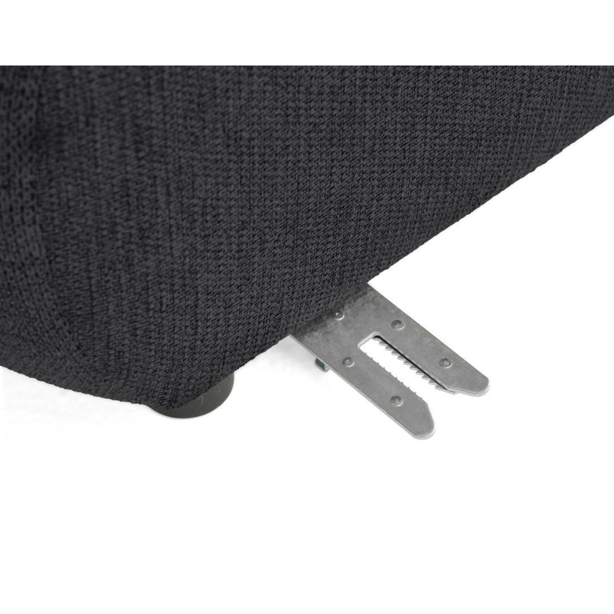 LISA DESIGN Debbie - canapé modulable droit 3 places avec double méridienne - assise profonde - en tissu texturé