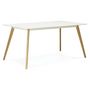 Voir la diapositive 4 : Paris Prix Table de Repas  Hanko  160cm Blanc