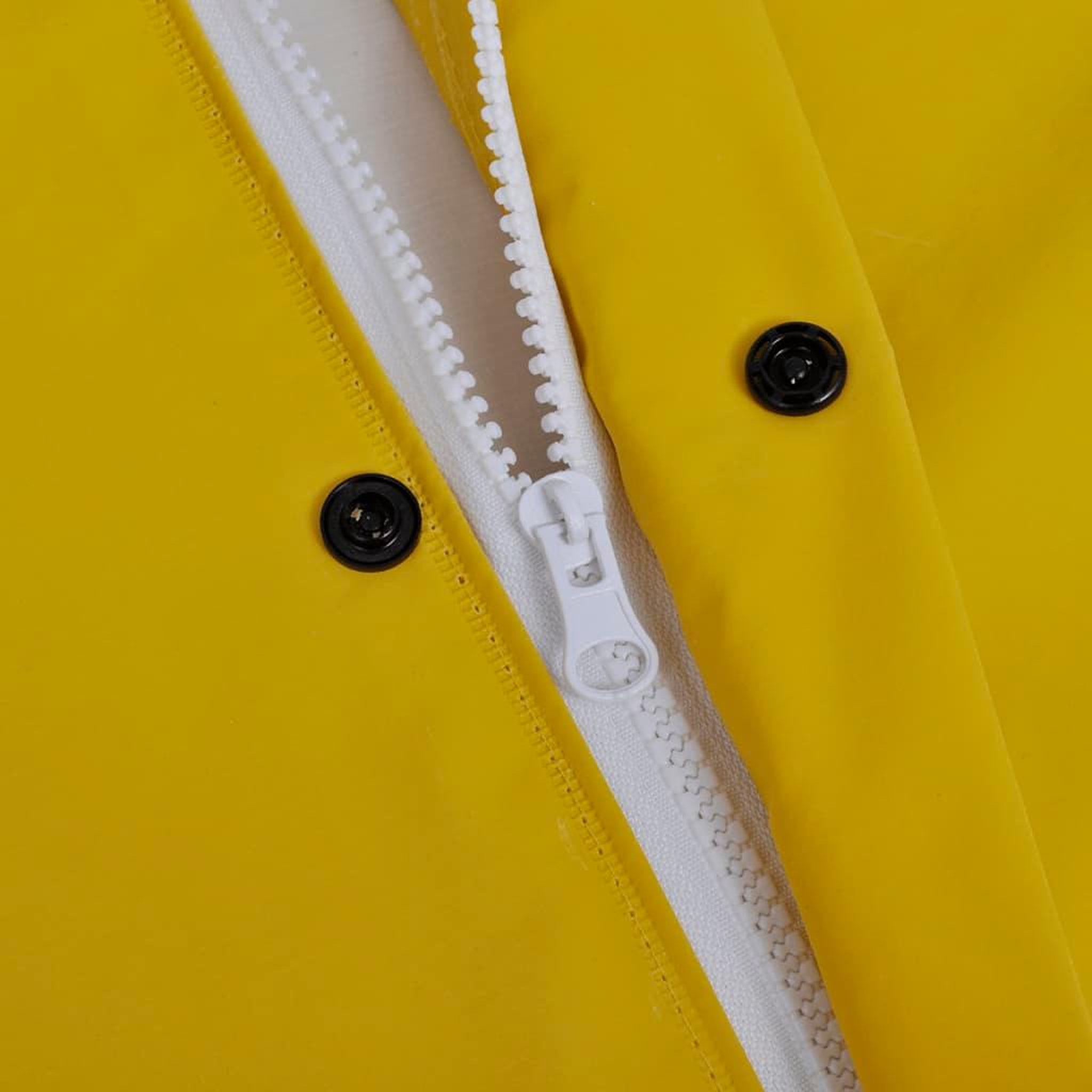 Voir la diapositive 3 : VIDAXL Manteau de pluie long impermeable resistant a capuche jaune XXL