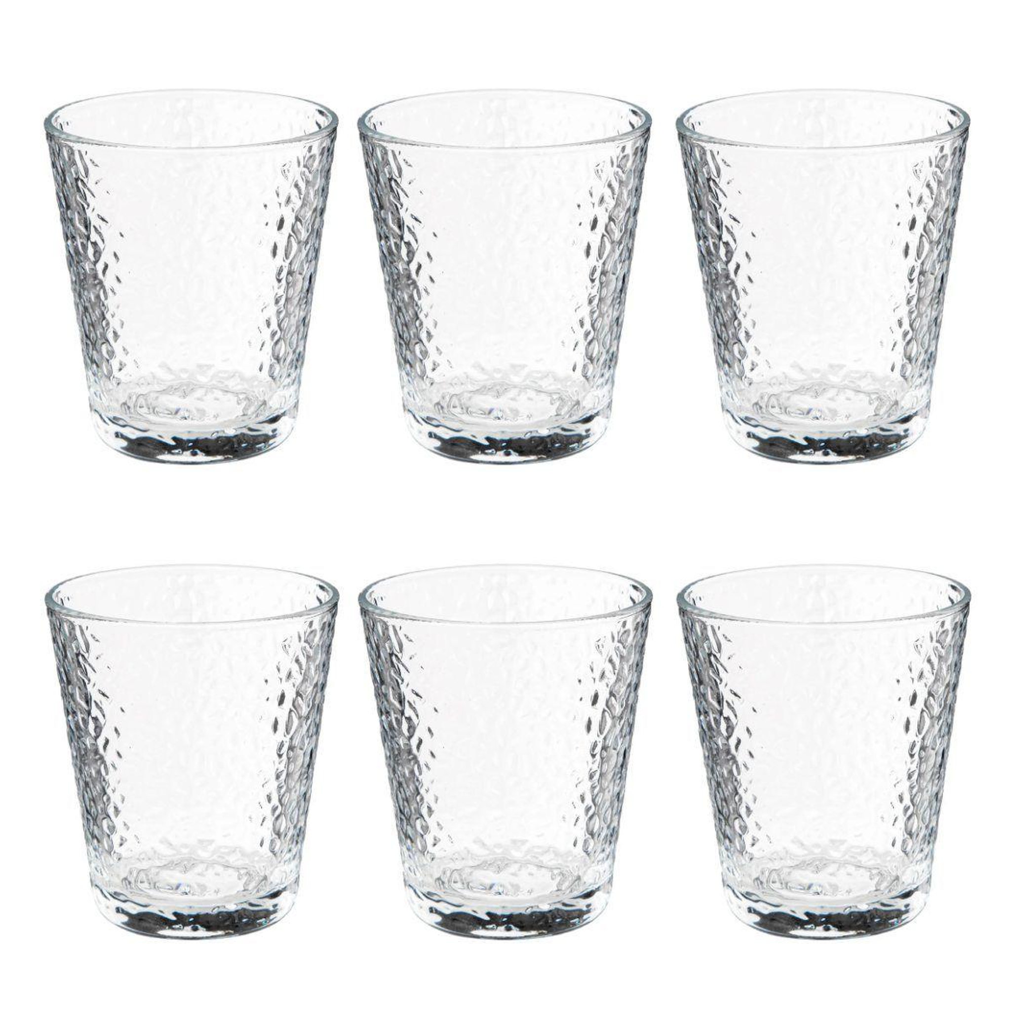 Voir la diapositive 1 : SECRET DE GOURMET Lot de 6 verres à eau  maggy  25cl transparent