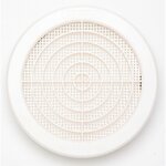 CENTRALE BRICO Grille d'aération abs naturel Diam.18.2 cm