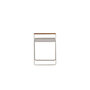 Voir la diapositive 5 : Paris Prix Table d'Appoint de Jardin  Clarin  59cm Beige